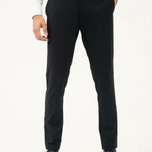 Lucaso Everyday Black Slim Fit Stretch Formal Pants