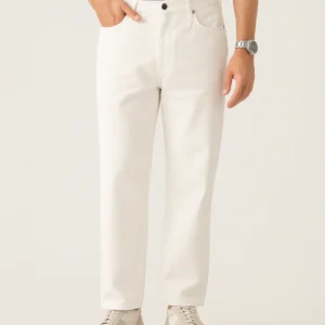 Lucaso Frost White Relaxed Fit Jeans