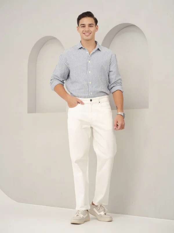 Lucaso Frost White Relaxed Fit Jeans - Image 2